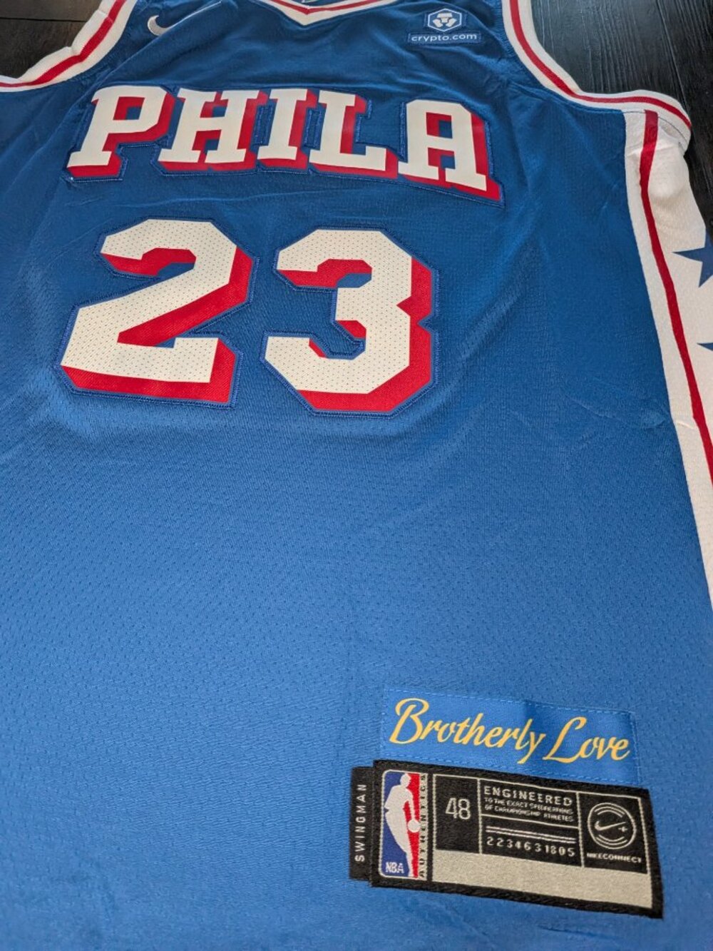 🏀 NEW!! Lebron James #23 BLUE 2026 Philadelphia 76ers Jersey Phila🏀 Medium - Picture 3 of 3